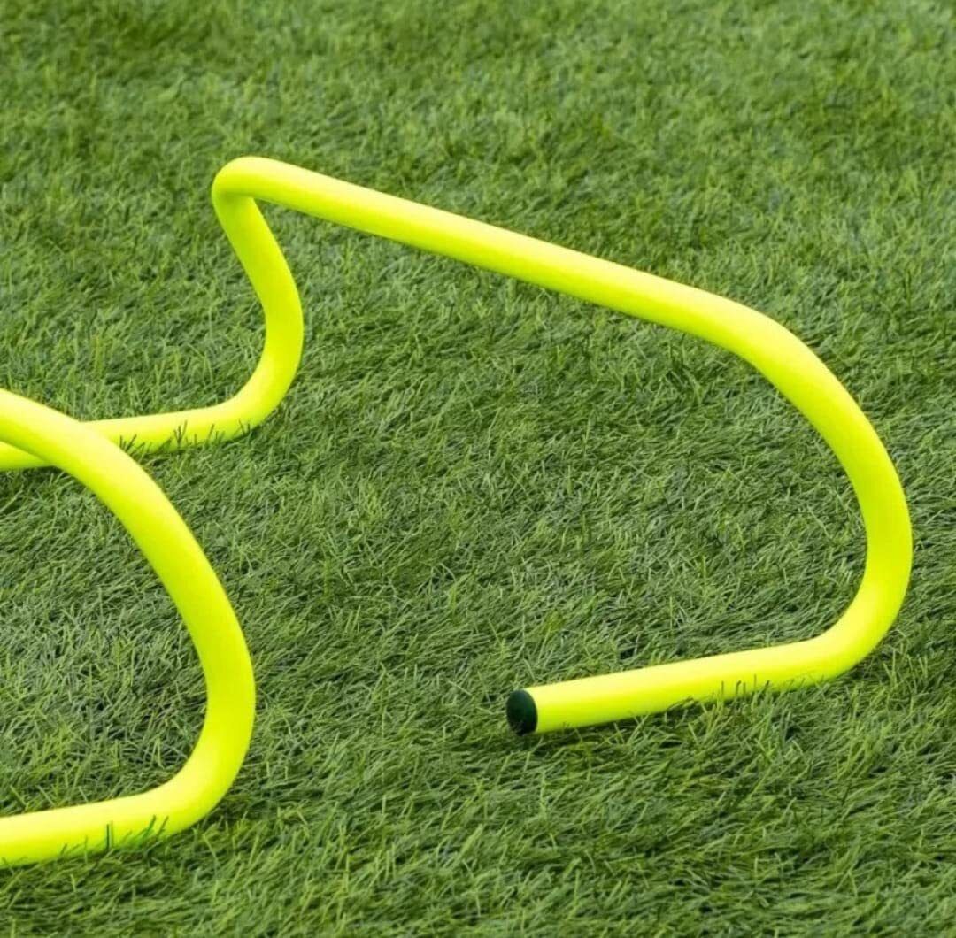 woms Speed Training and Practice Hurdle Track & Fields 9 inch for Unisex Adult Yellow PVC Speed Hurdles-picture-3