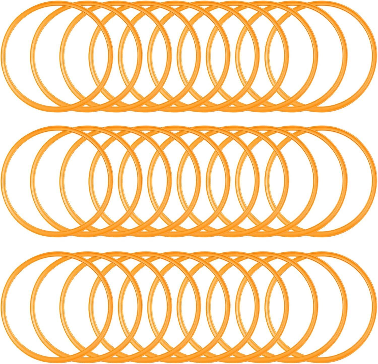 ymd Agility and Speed Training Fitness Gymnastic Ring Set of 40Pcs Orange Speed Ladder-picture-12