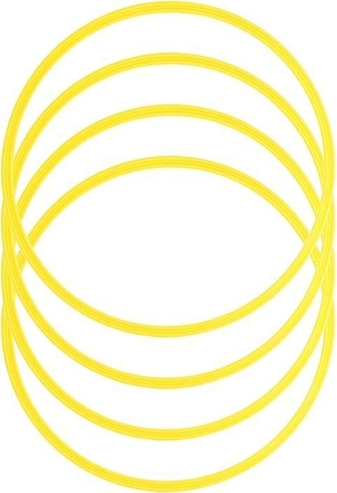 fitnessfit Agility and Speed Training Fitness Gymnastic Ring Set of 4Pc Yellow Speed Ladder-picture-21