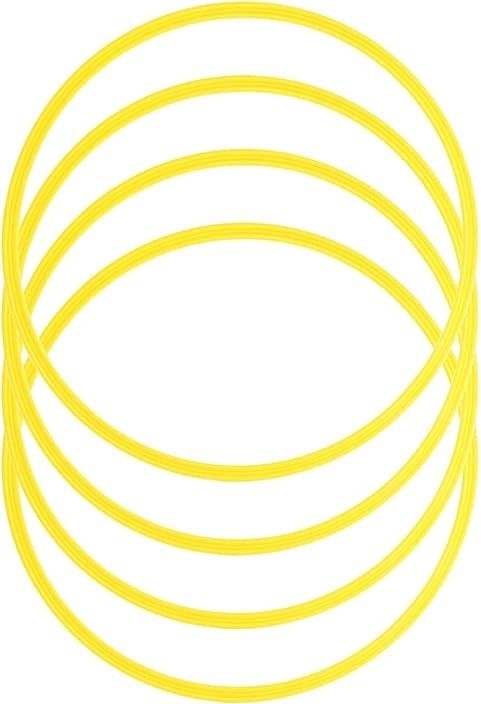 ymd Agility and Speed Training Fitness Gymnastic Ring Set of 4Pc Yellow Speed Ladder-picture-36