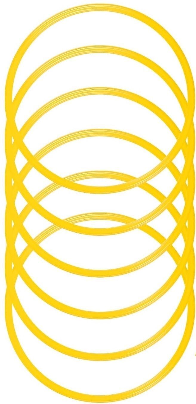 gamers hub Agility and Speed Training Fitness Gymnastic Ring Set of 6Pc Blue Speed Ladder-picture-6