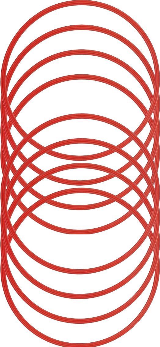 owlix 8Pcs Agility Training Ring Set, Football Speed Circle Athlete Practice Hoop Speed Ladder-picture-4