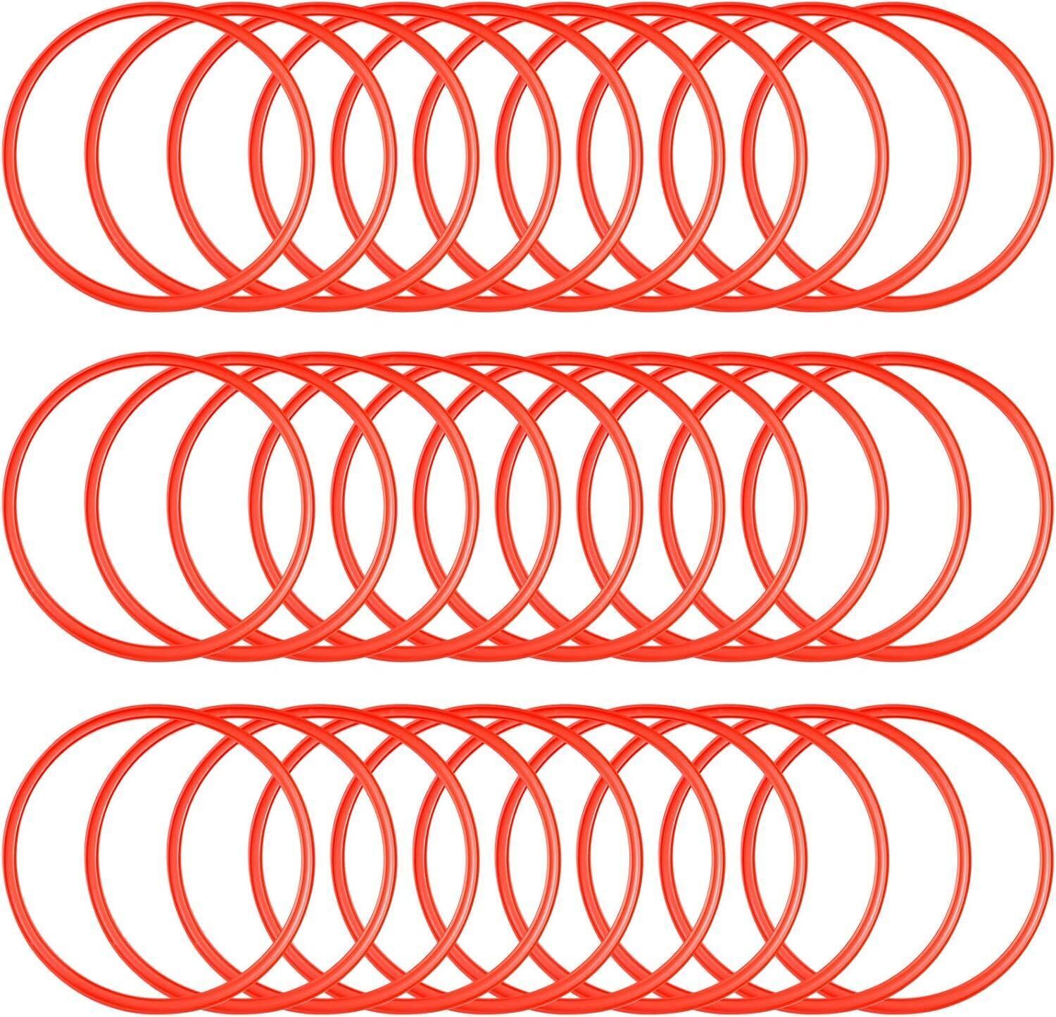 dtd Agility and Speed Training Fitness Gymnastic Ring Set of 40Pcs Red Speed Ladder-picture-22
