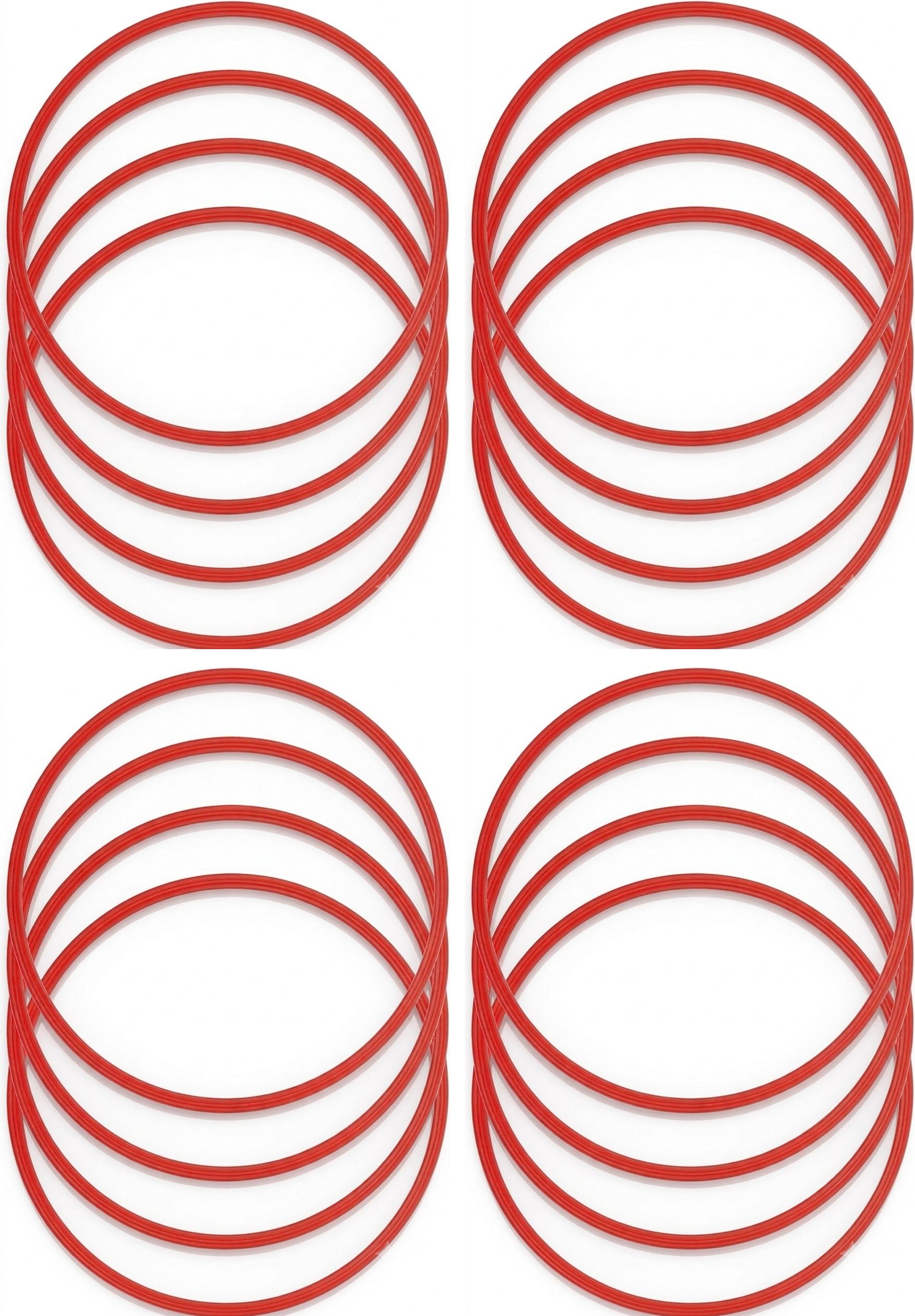 ymd Agility and Speed Training Fitness Gymnastic Ring Set of 16Pc Yellow Speed Ladder-picture-17