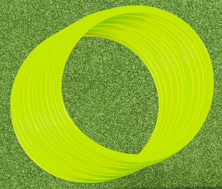 ymd Agility and Speed Training Fitness Gymnastic Ring Set of 12 Pc Yellow Speed Ladder-picture-31