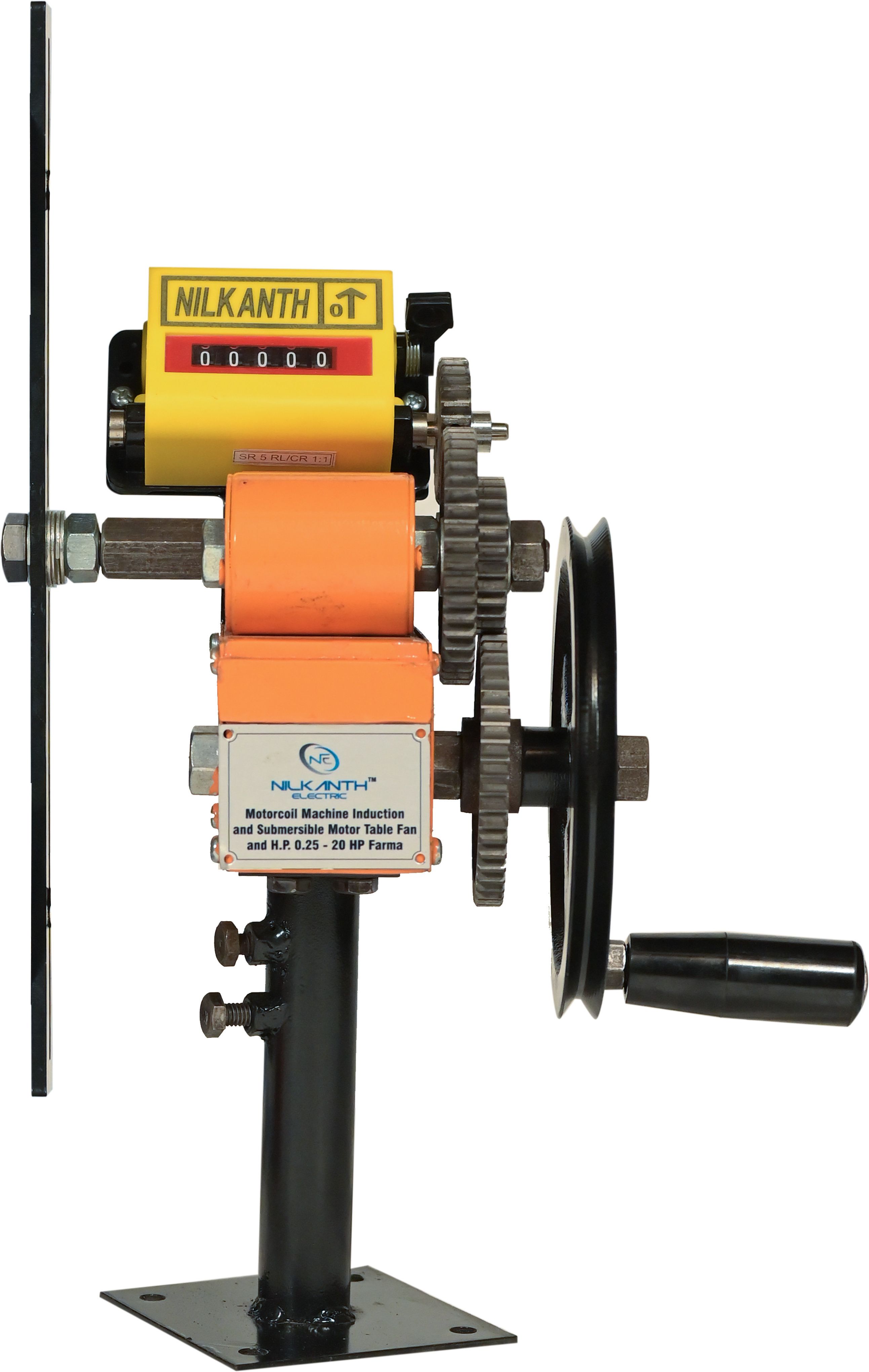nilkanth electric MOTOR COIL WINDING MACHINE 1/3 MANUAL HAND OPERATED Speeder Tool-picture-28