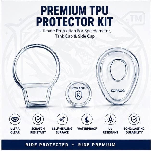 Protector Kit for Speedometer, Tank Cap & Side Cap Analog Speedometer-image-33