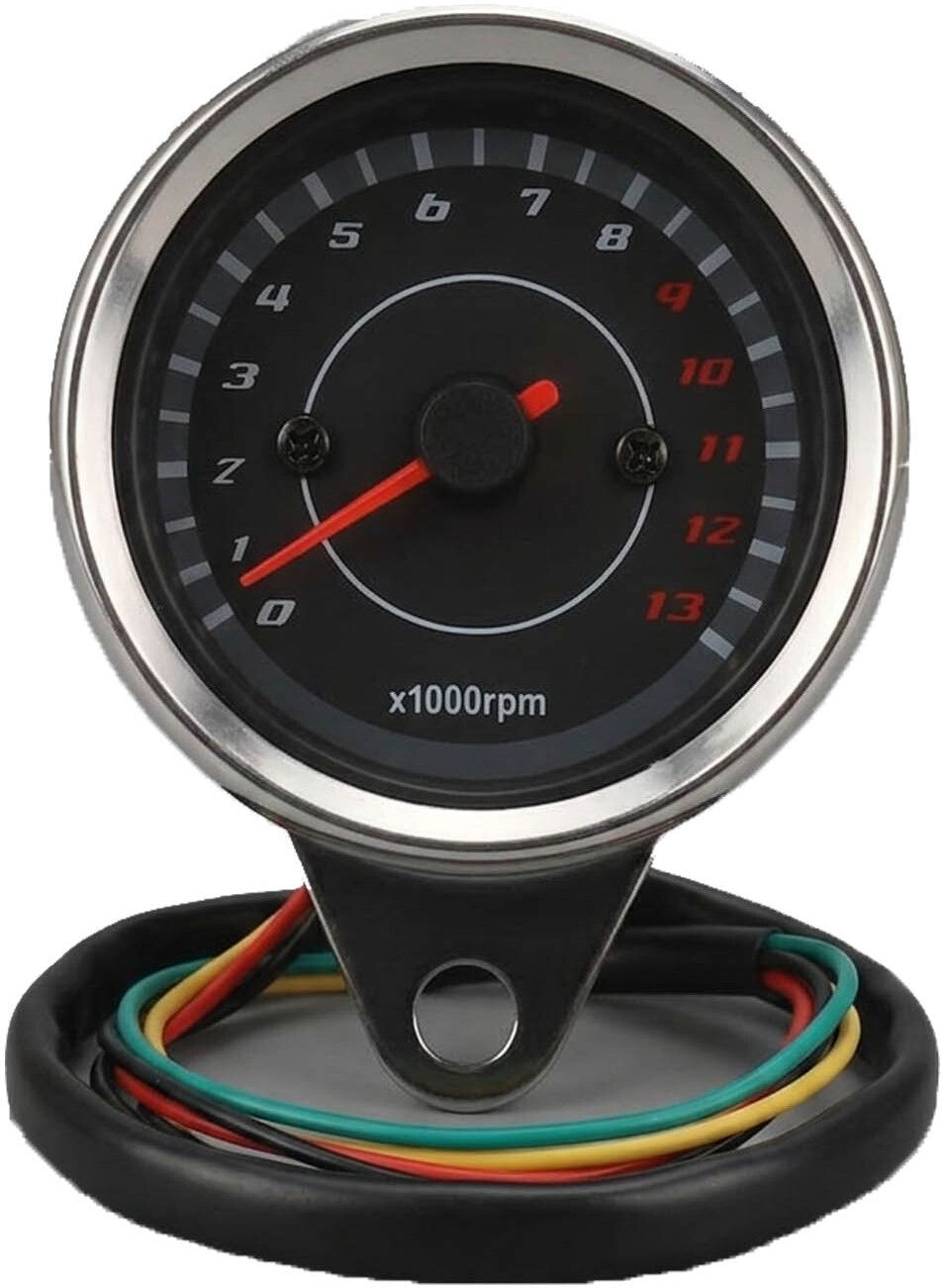 Motorcycle Analog Rpm Speedometer With Led Backlight Universal For All Bikes Analog Speedometer-image-17