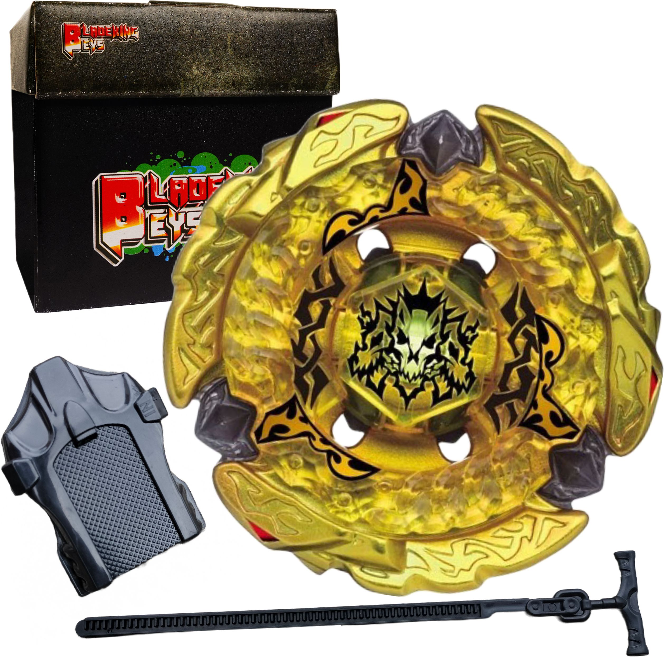 BB99 hell hades kerbecs Metal Fusion set+ pull rule launcher + Toy storage Box-image-49