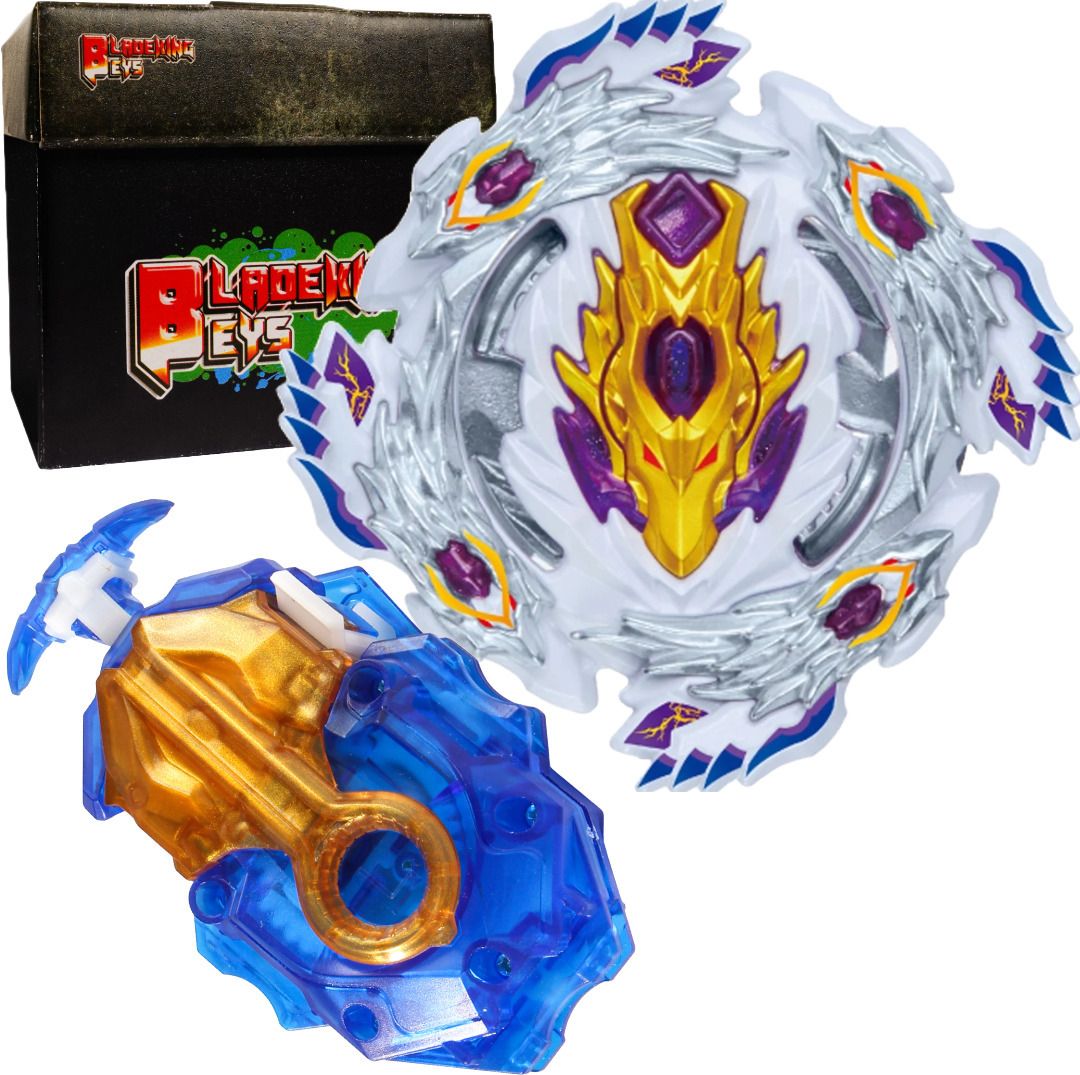 bladeking beys B110 Bloody Longinus 13 Jolt + DB launcher L/R + carton toy storage box-picture-23