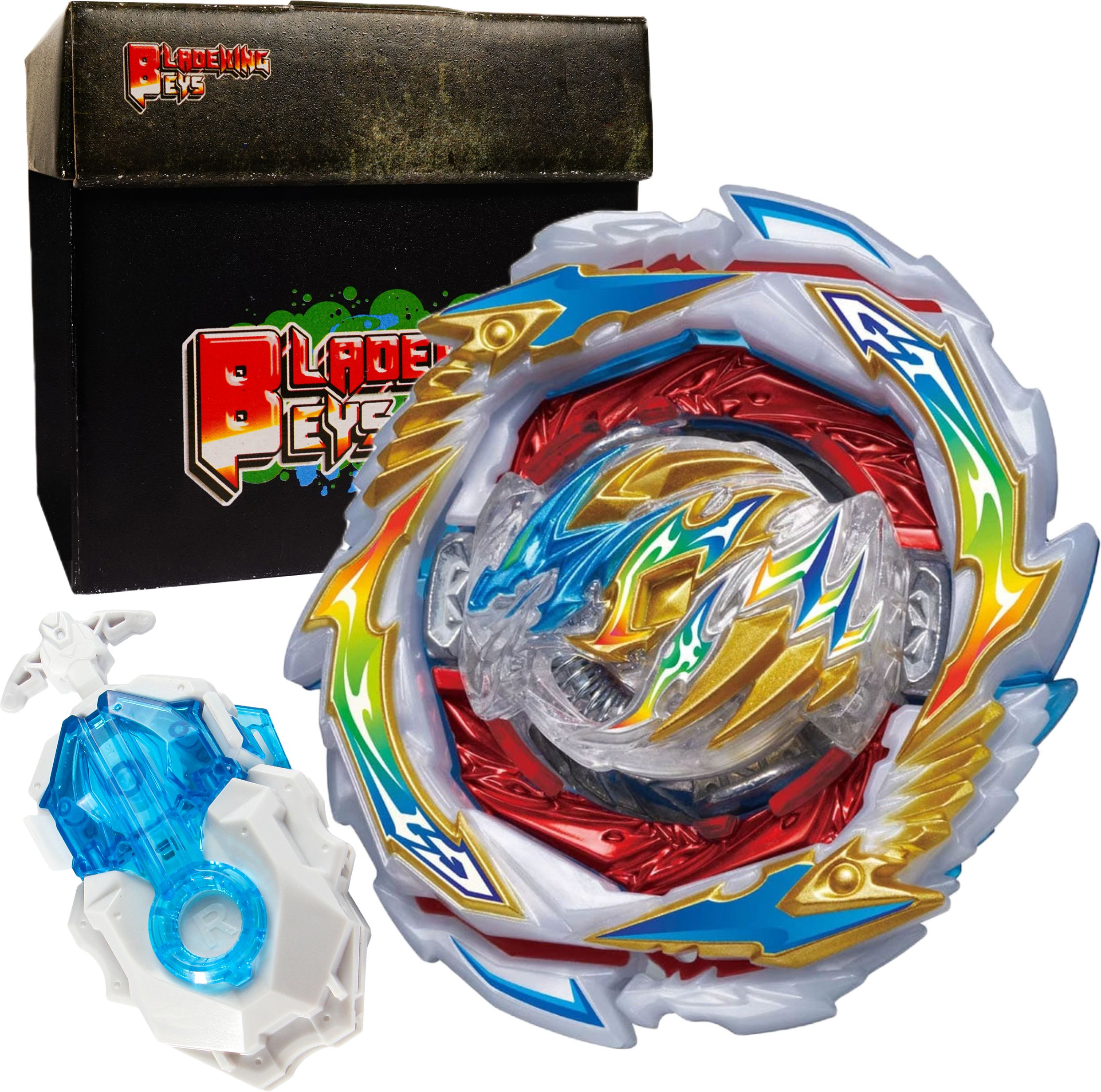 bladeking beys B199 Gatling Dragon Karma Charge Metal + DB launcher+ carton toy storage box-picture-11
