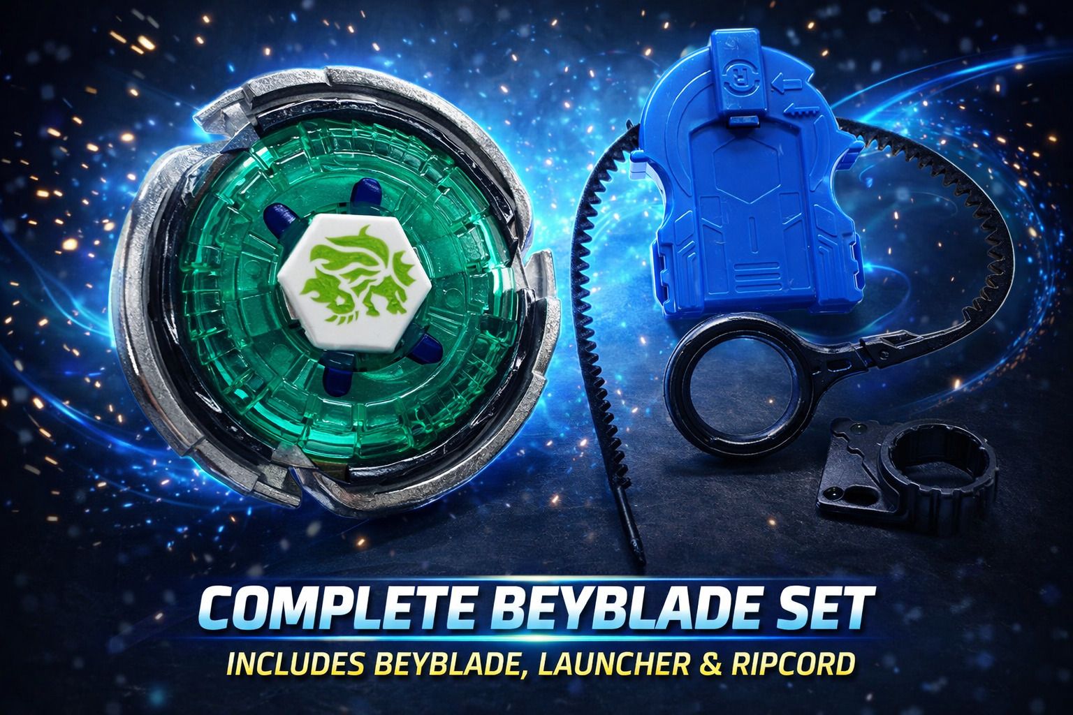 Beyblade Metal Masters 4D System Fang Leone BB-106 Spinning Top with Launcher-image-5