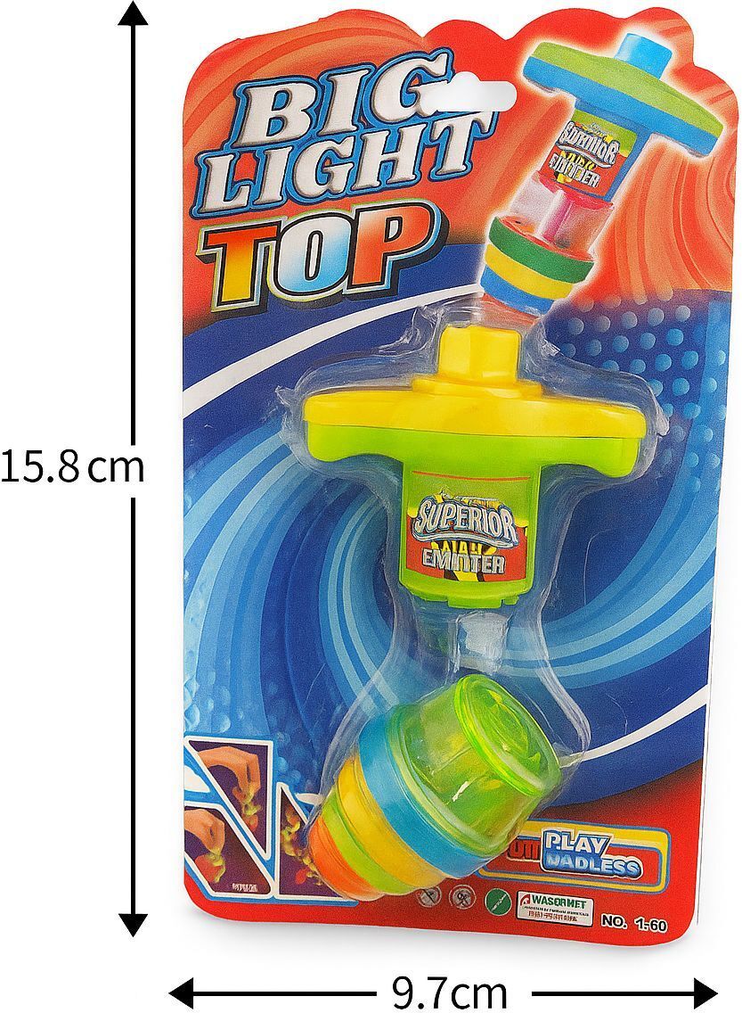 "Colorful LED Light Lattu | Spinning Top Toy for Kids-image-0
