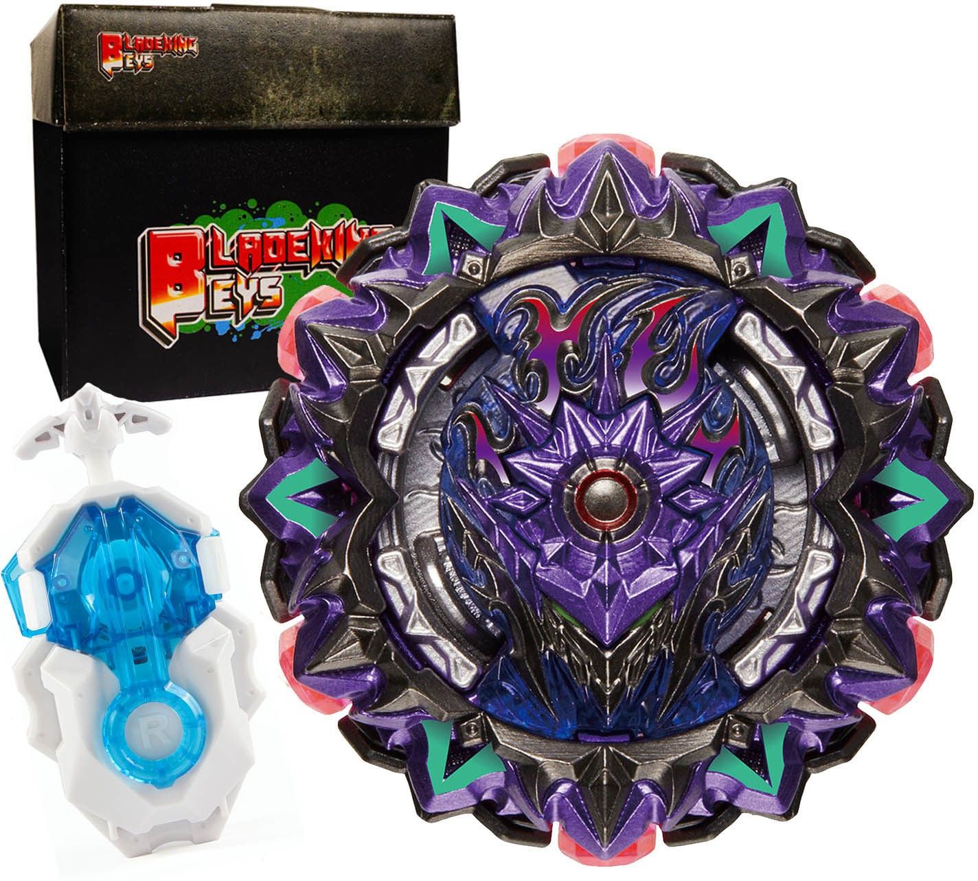 bladeking beys B169 Variant Lucifer Mobius 2D + DB Launcher L/R + Carton toy storage Box-picture-26