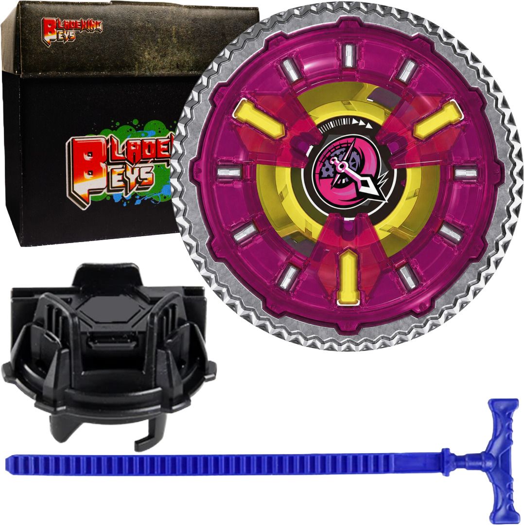 bladeking beys Launcher Kit- UX-16-03 ClockMirage' 9~65B+TD Launcher + Toy Storage Box-picture-16