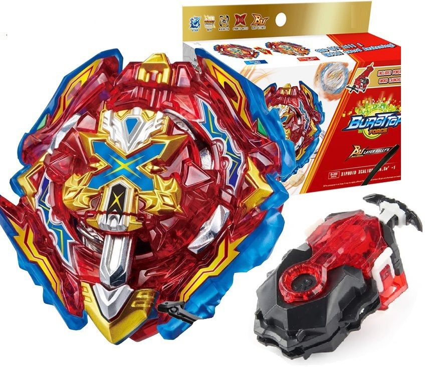 authfort Beyblede B-200 Xiphoid Xcalib Spinning Top High Performance Gyro With Launcher-picture-3