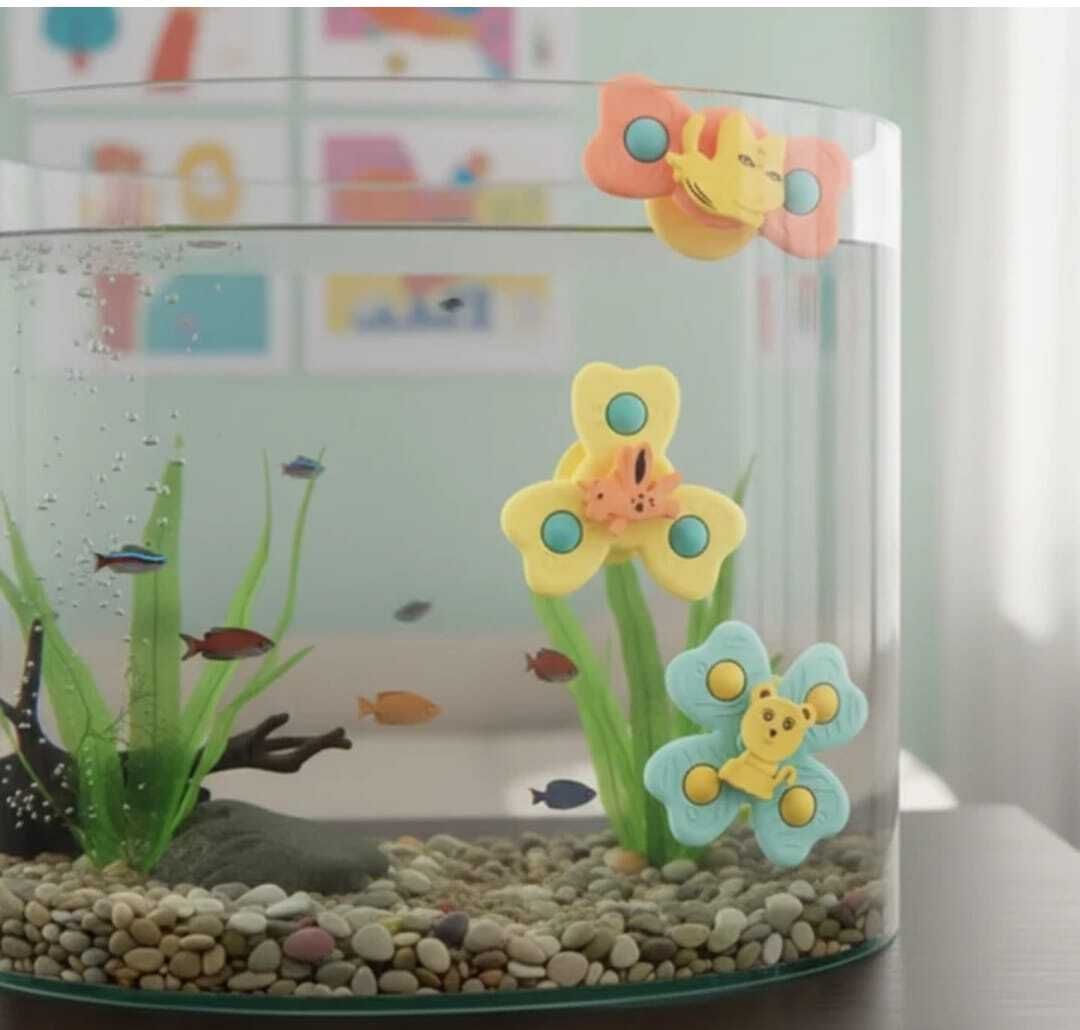 453Pcs Suction Cup Fidget Spinner Toy for Baby Bath, Water Toys For Kids-image-49