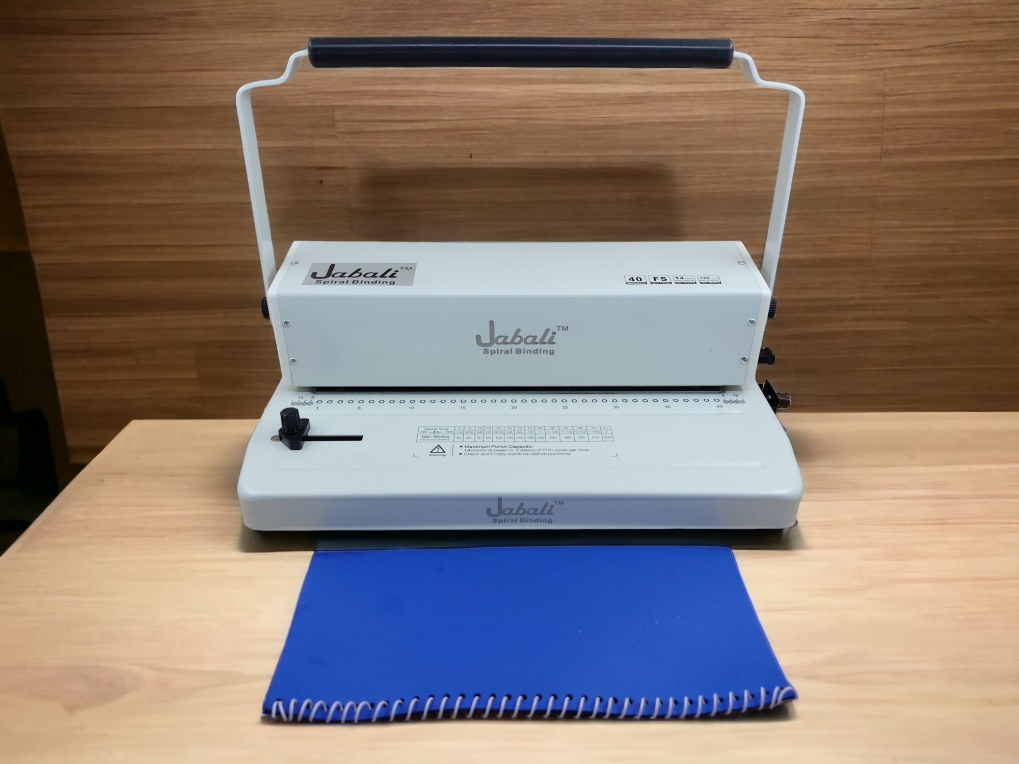 JABALI A4/FS/LGL size Spiral binding machine with margin adjuster Manual Ring Binder-image-6