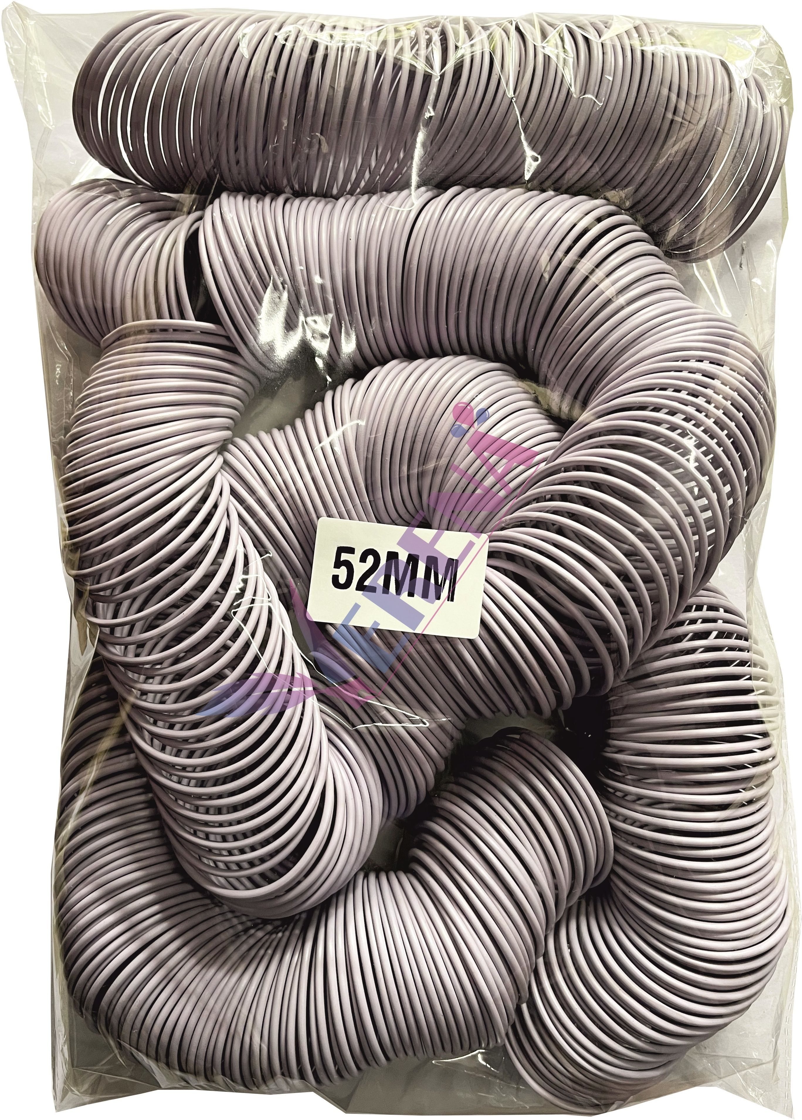 verena 52 MM Spiral Binding White Heavy Quality Plastic Spiral Ring/Coil/Loop Manual Ring Binder