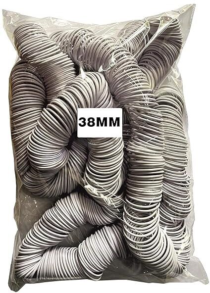 GPN PRINT 38 MM Spiral Binding White Heavy Quality Plastic Spiral Ring/Coil/Loop Manual Ring Binder-image-37