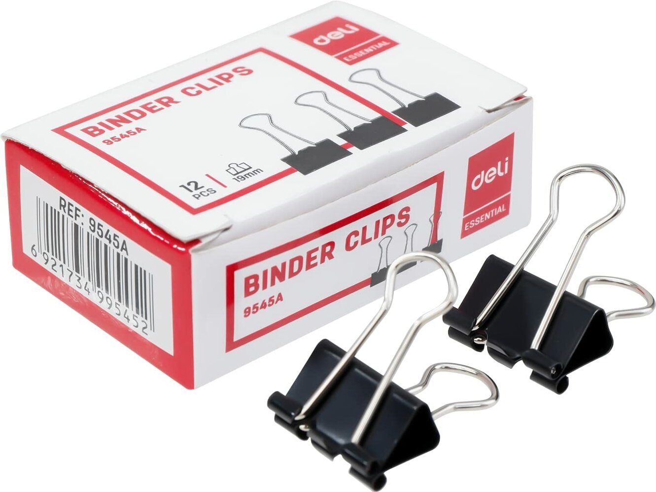 Deli Effortless Black Binder Clip 19mm pcs for Office, School, and Other DIY 36pc Set Manual Multi Binder-image-34