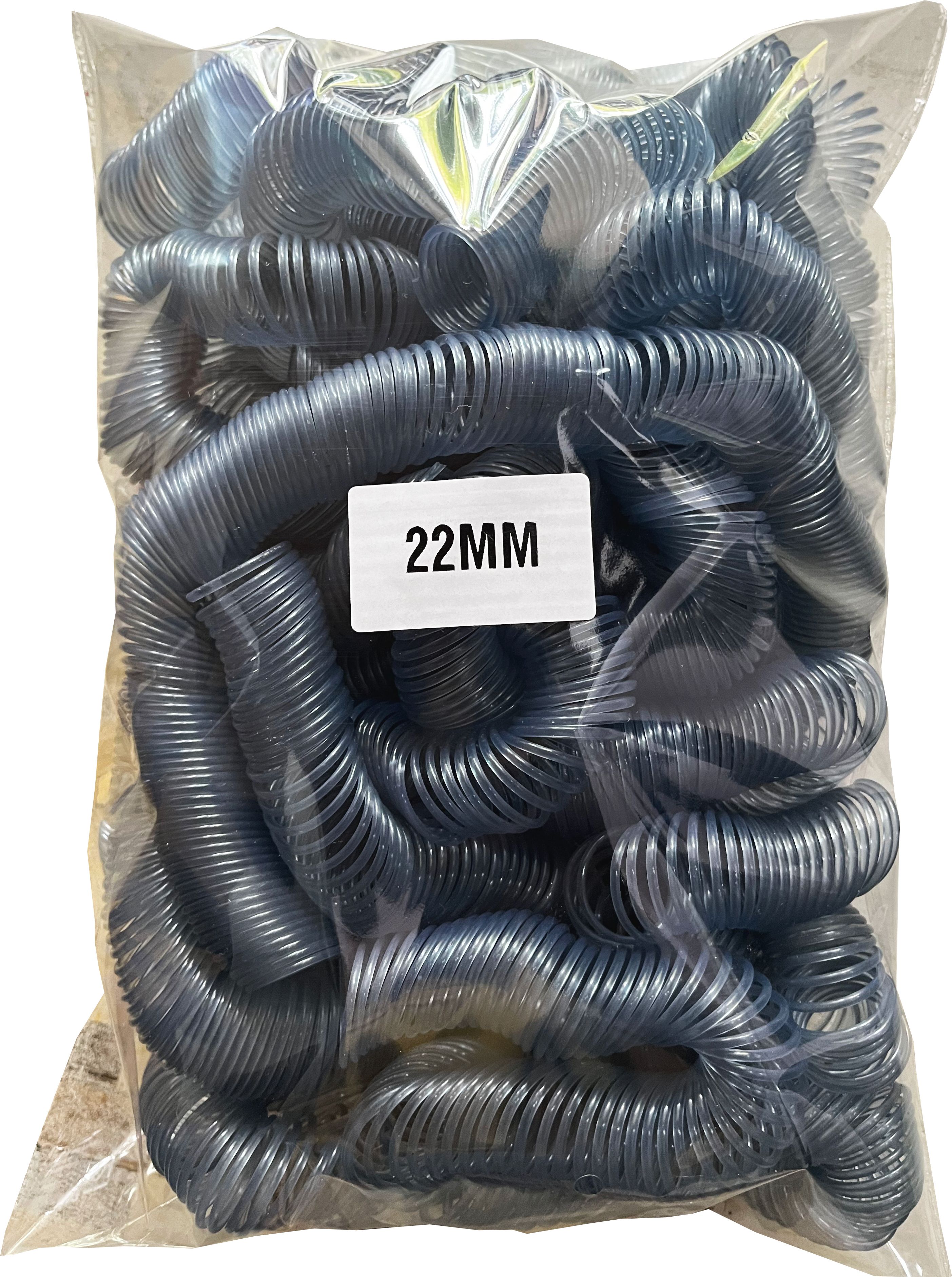 verena 22 MM Transparent Spiral Binding Heavy Quality Plastic Spiral Ring/Coil/Loop Manual Ring Binder-image-37