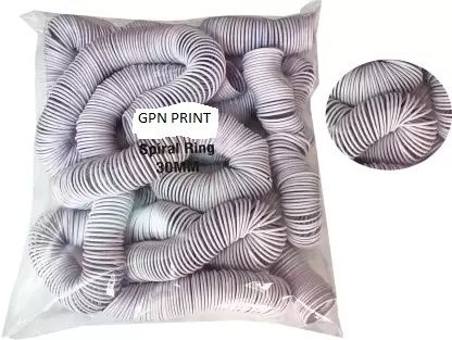 GPN PRINT 30mm Spiral Binding Ring (1 Packet) White Manual Ring Binder-image-38