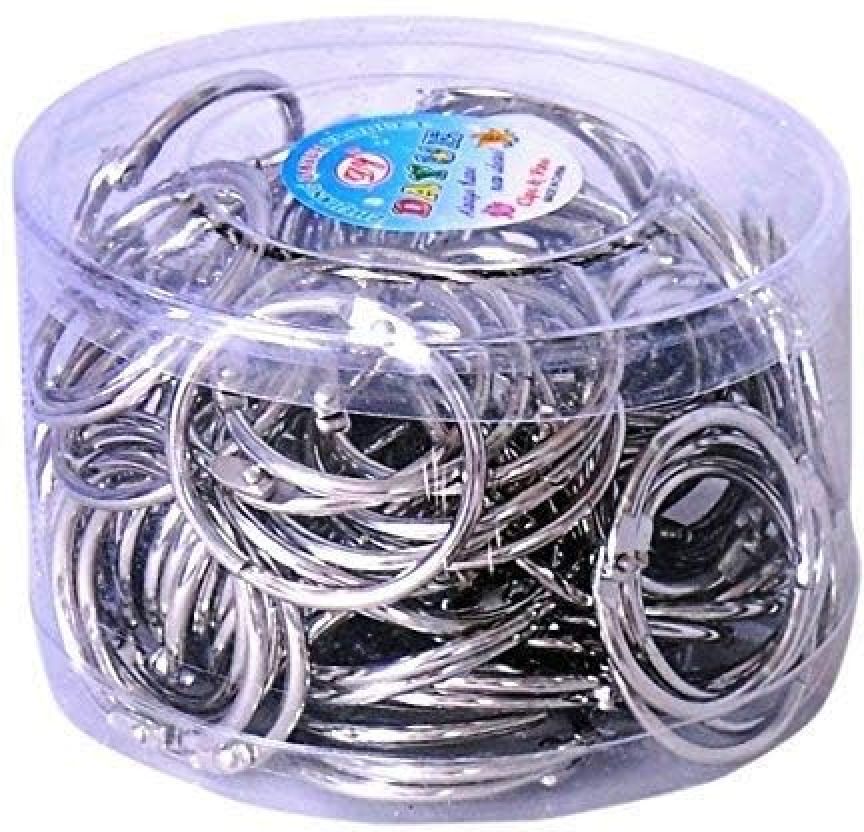 KRYTONE Loose Leaf Binder Ring Key Chain Ring Stainless Steel (32mm 100pcs) Manual Ring Binder-image-40