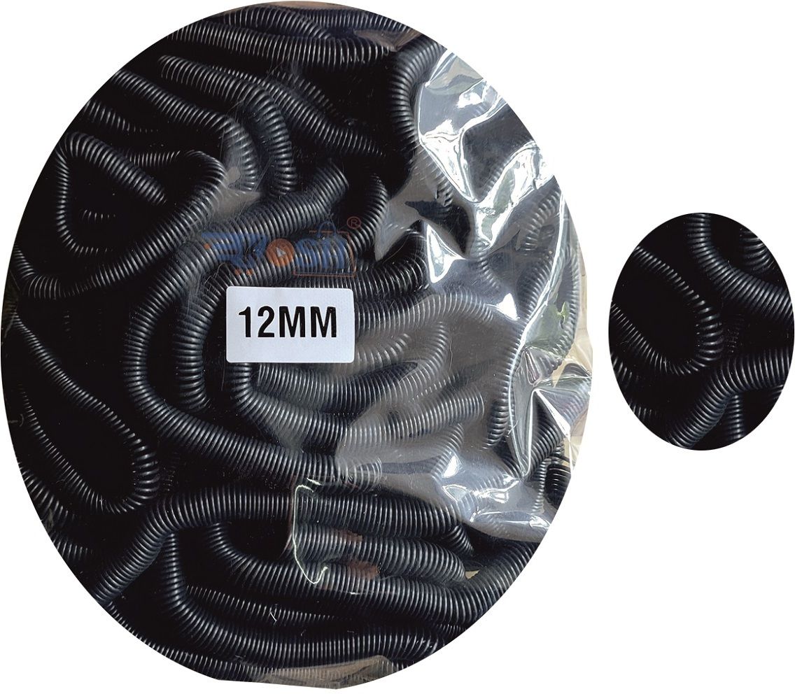 Kosh Spiral Binding Ring 12mm, black (Pack of 1 packet Manual Ring Binder-image-3