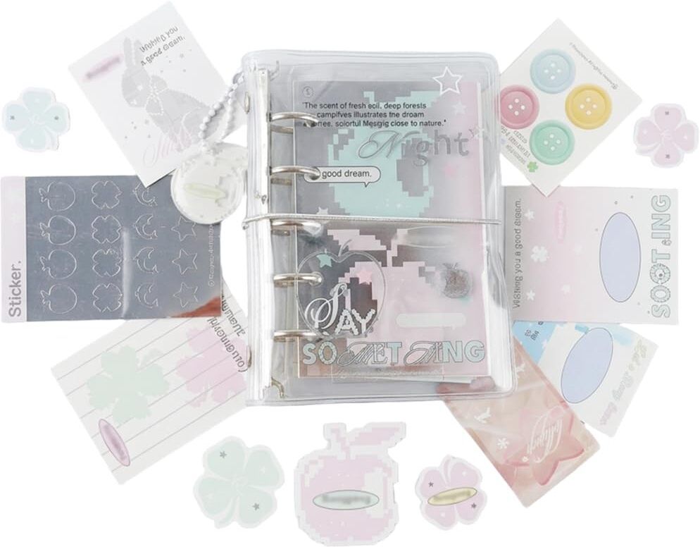 HASTHIP Refillable Notebook Binder Planner Manual Coil Binder-picture-24