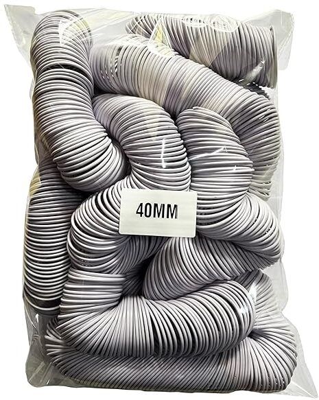 GPN PRINT 40 MM Spiral Binding White Heavy Quality Plastic Spiral Ring/Coil/Loop Manual Ring Binder-image-36