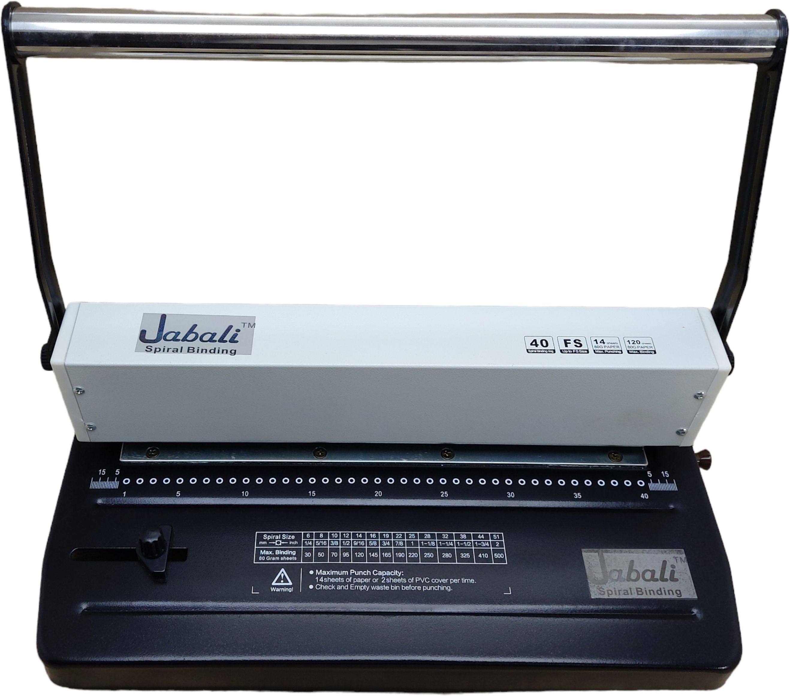 JABALI Spiro 40 Manual Ring Binder-image-3