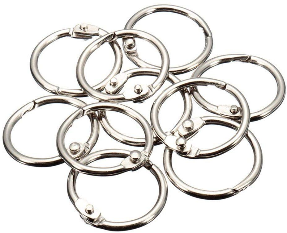 BM RETAIL 38MM 10Pcs Binder Rings Loose Leaf Binder Rings for School, Home, Office Manual Ring Binder