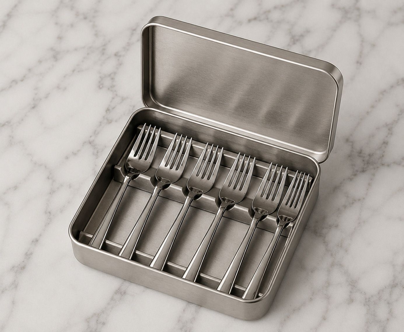 Premium Stainless Steel Dinner Fork Set of 6 Stainless Steel Salad Spoon Set-image-27