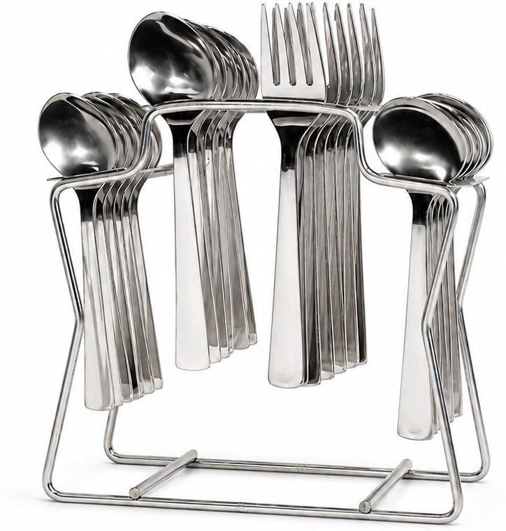 Stainless Steel Table Spoon, Tea Spoon, Dessert Spoon Set-image-40