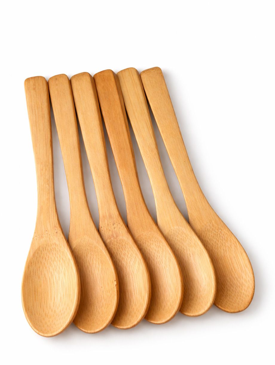 Bamboo Tea Spoon Set 6 Pieces Bamboo Coffee Spoon, Dessert Spoon, Ice-cream Spoon, Tea Spoon Set-image-33