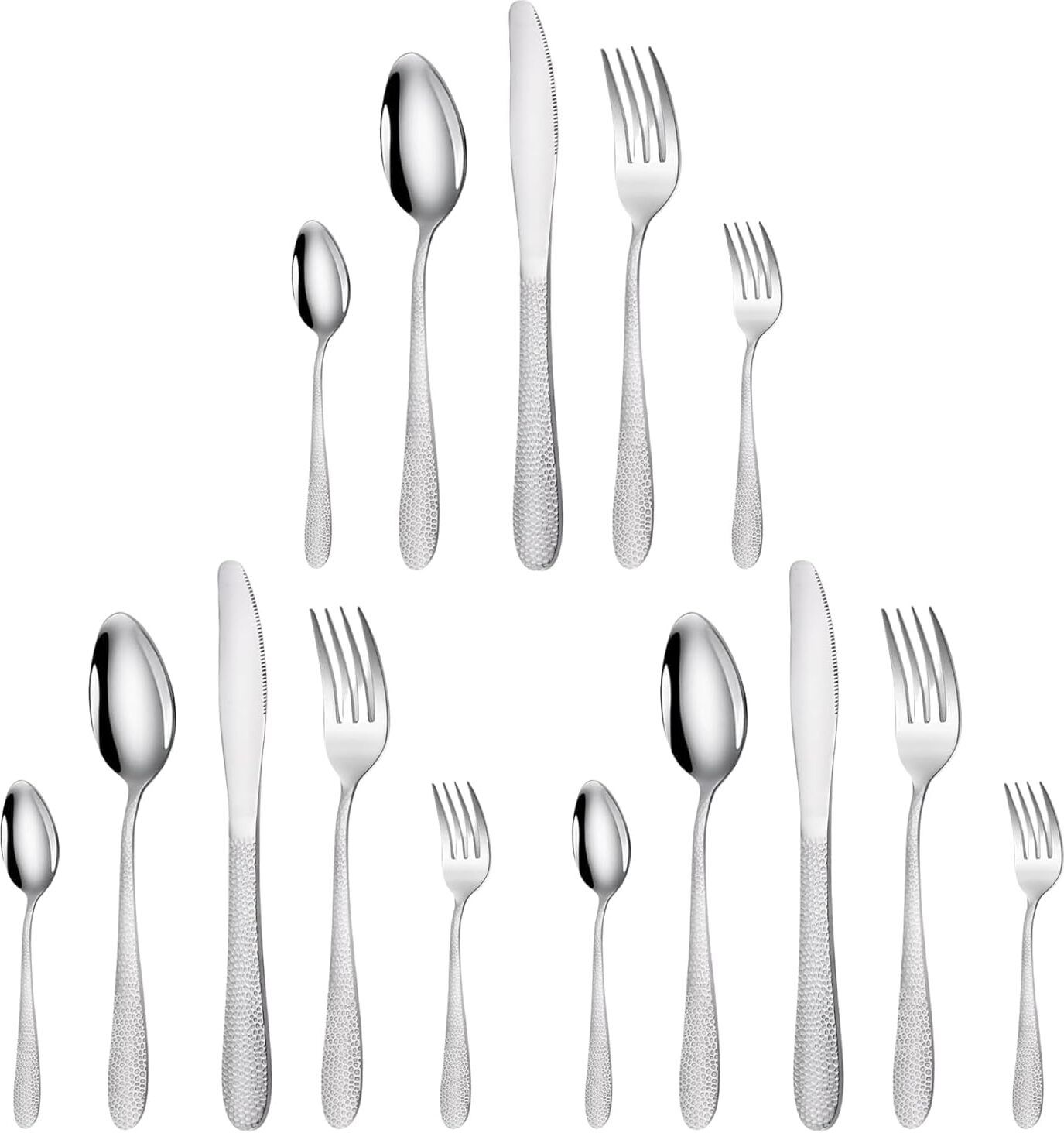 dhyankeshwer Stainless steel Cutlery set of 15Silver pack 3_dK68 Stainless Steel Cutlery Set-picture-20