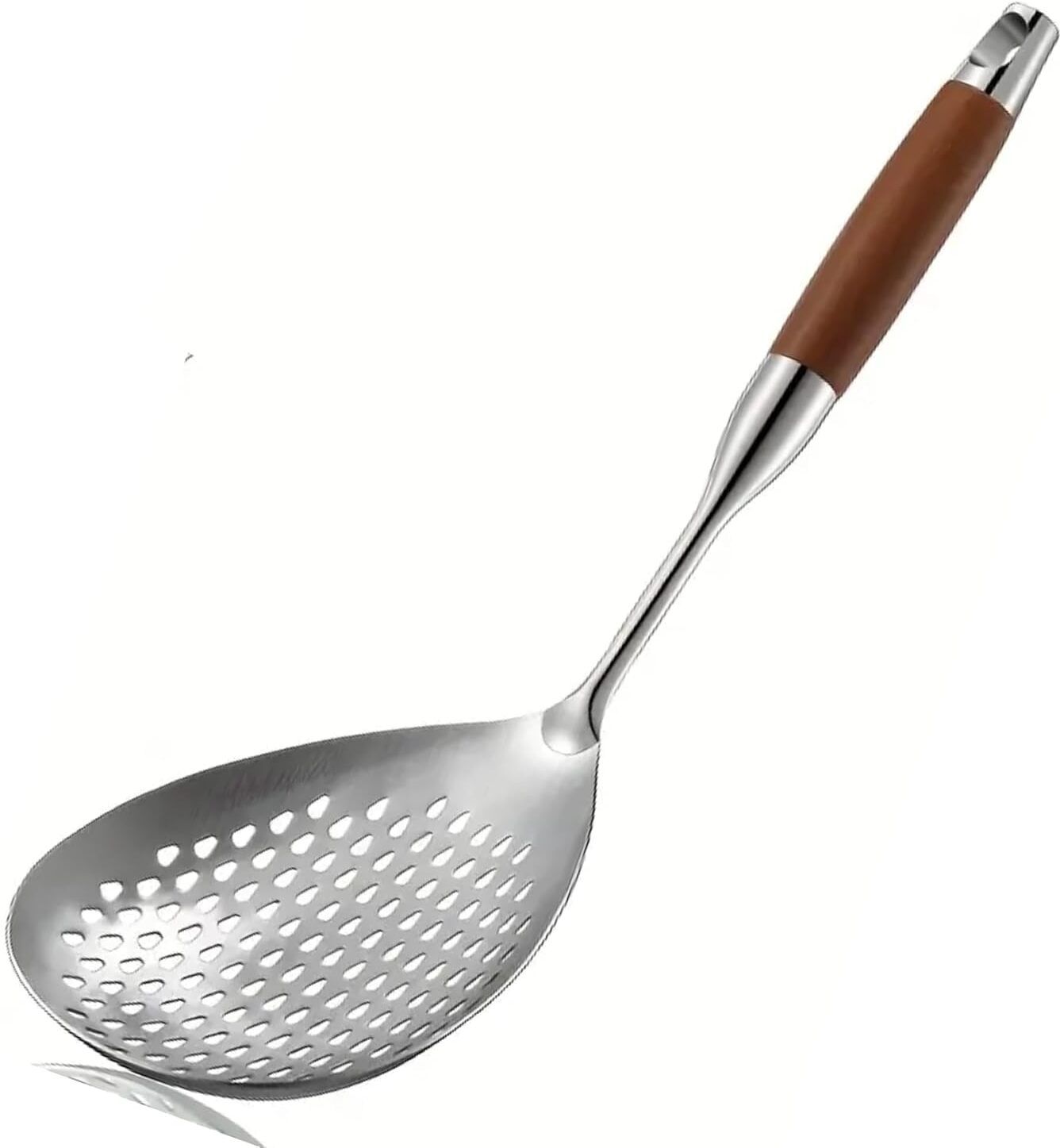 Large Skimmer Slotted Spoon – Stainless Steel Skimmer Spoon Stainless Steel Dessert Spoon-image-10