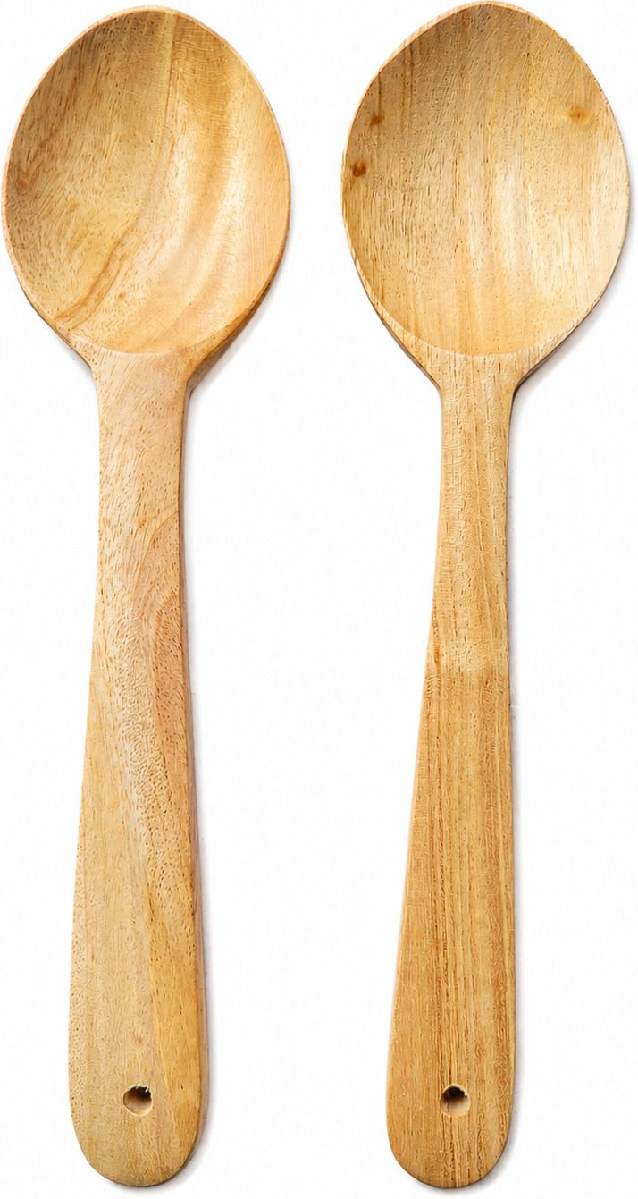 Premium Wooden Spoon Serving | Kitchen Ladle | 24 cm | Food Grade | Pack of 2 Wooden Coffee Spoon, Serving Spoon, Soup Spoon, Sugar Spoon, Table Spoon, Tea Spoon Set-image-9