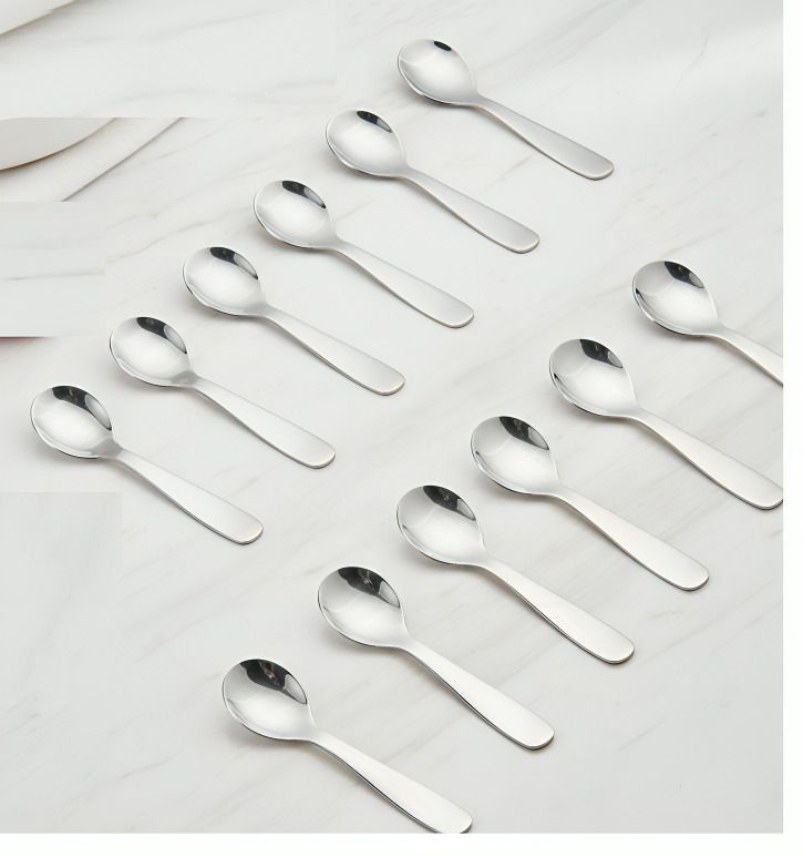 Arscart Perfect mirror Polished Masala Stainless Steel Sugar Spoon Set-picture-25