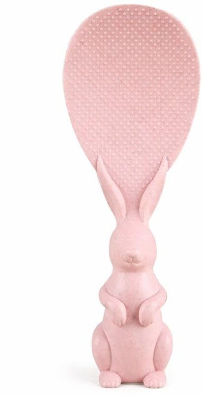 Rabbit Handle Non-Stick Rice Paddle Spoon Heat Resistant Serving Scoop Plastic Serving Spoon