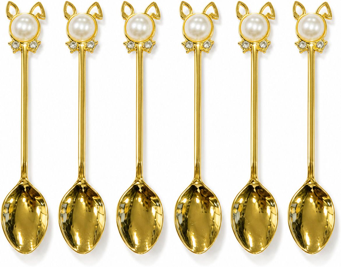 Pearl Cat Coffee Spoon Stainless Steel Coffee Spoon, Dessert Spoon, Ice Tea Spoon, Ice-cream Spoon, Sugar Spoon, Tea Spoon-image-7