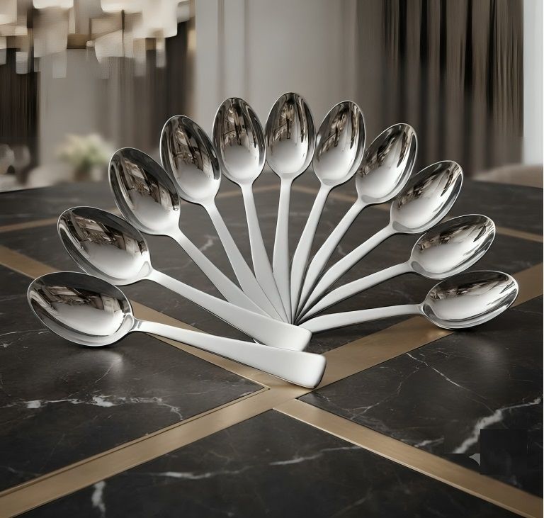Trending Stainless Steel Tea/Table Spoon Stainless Steel Table Spoon Set-image-44