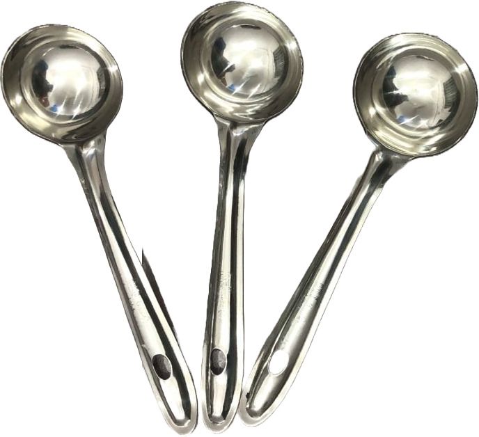 Neacel 304Grade Stainless Steel Extra Deep Spoon 20Cm set of 3 Stainless Steel Serving Spoon Set-picture-25