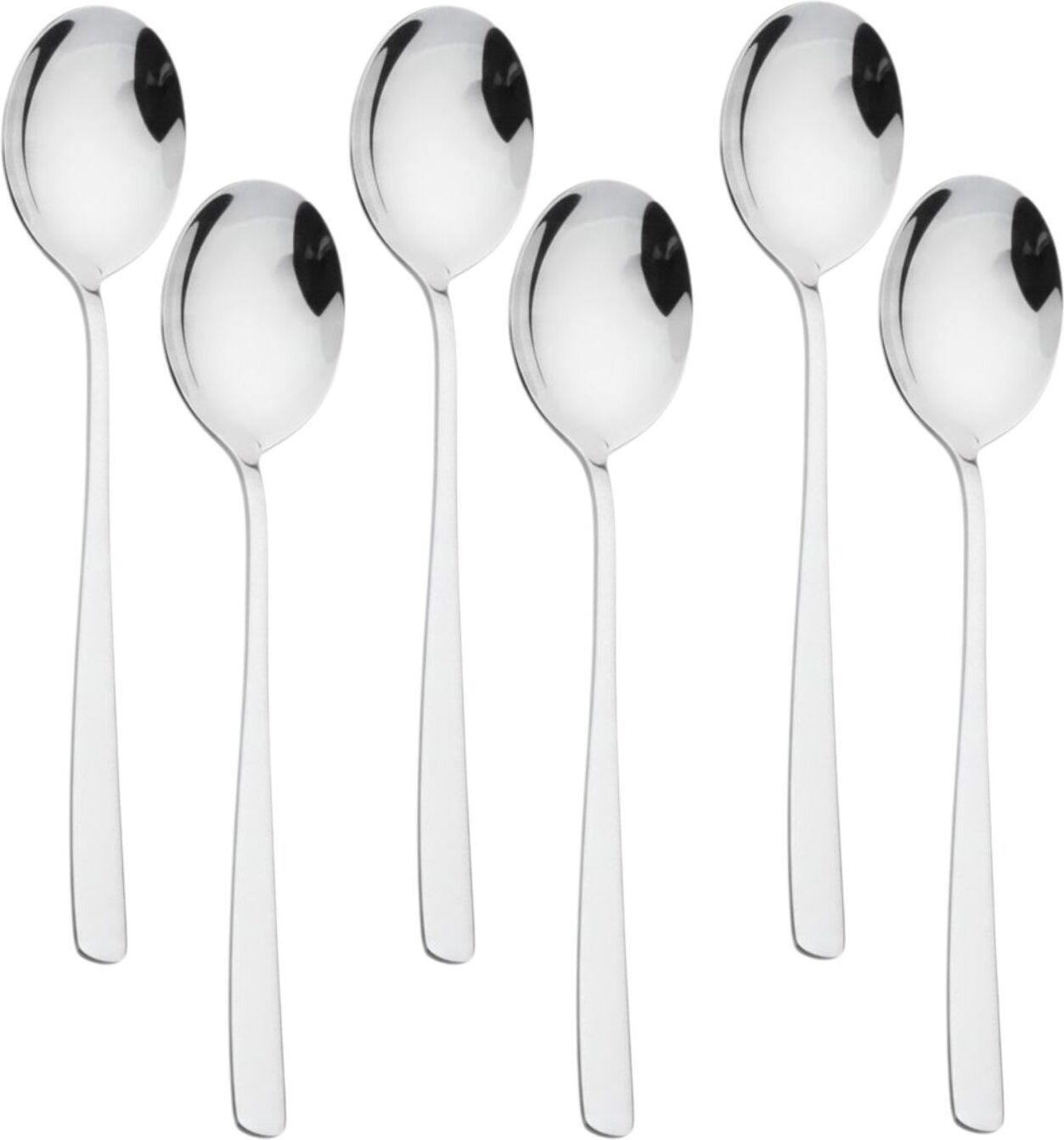p-plus international Mirror Polished Tablespoons for Kitchen Dessert, Mirror Finish & Dishwasher Safe Stainless Steel Serving Spoon Set-picture-5