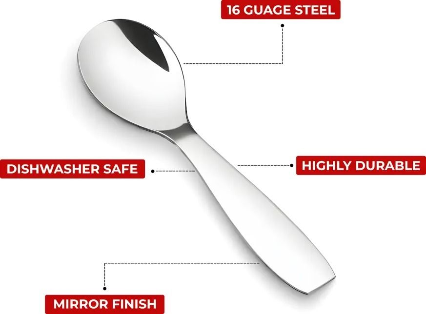 Pcs Stainless Steel Masala Spoon Set Stainless Steel Sugar Spoon Set-image-35