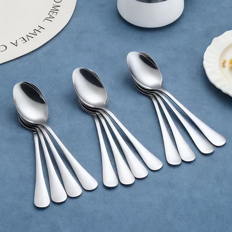 haniza Tea Spoon Set of 12 Stainless Steel Tea Spoon Set-picture-12