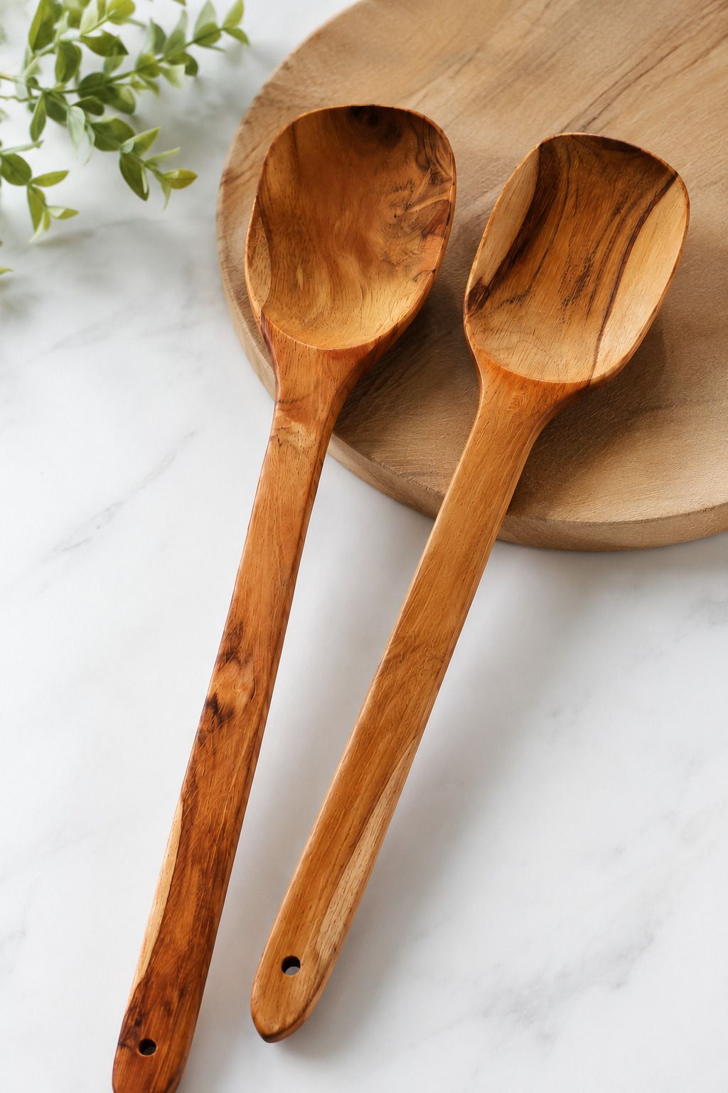 Wooden Cooking Spoon & Spatula Set Wooden Serving Spoon, Soup Spoon Set-image-31