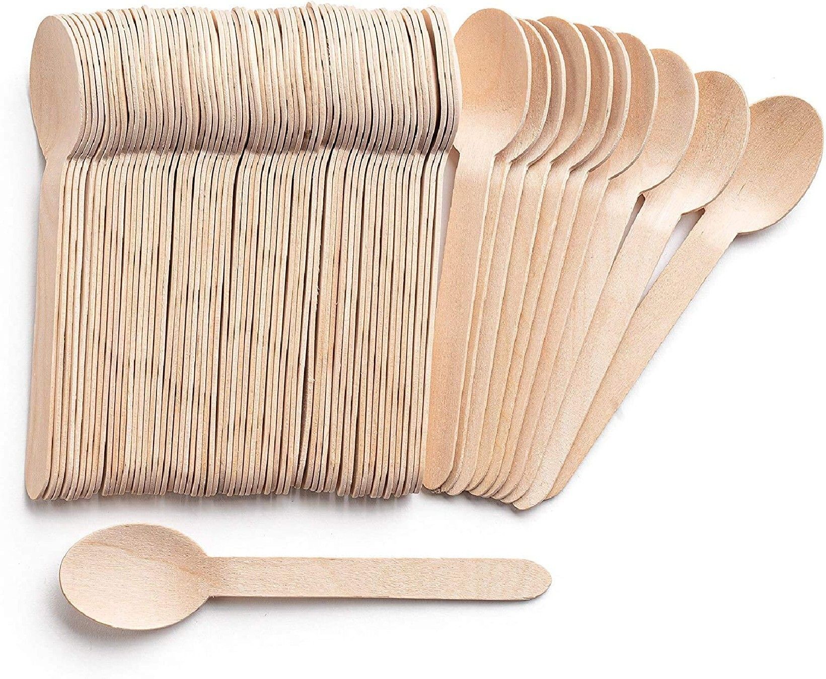 Disposable Wooden Ice-cream Spoon Set-image-27
