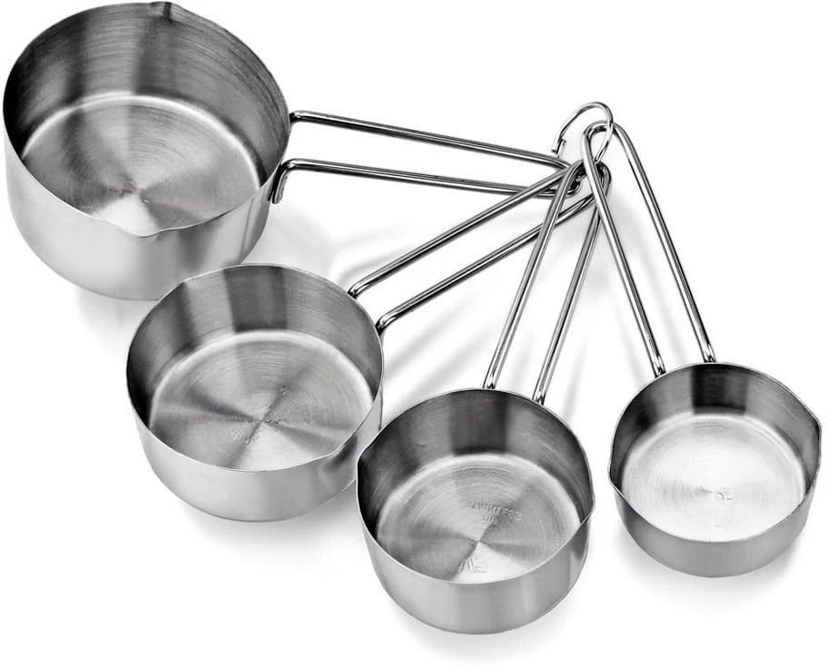 anne-kee Stainless Steel Measuring Cup Kitchen Tool Set Measure Dry or Liquid Ingredients Stainless Steel Measuring Spoon Set-picture-21